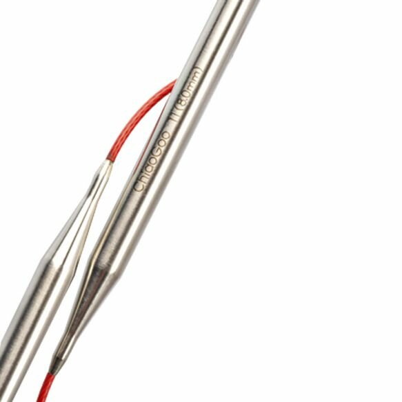 Chiaogoo Red Lace rondbreinaalden 80cm