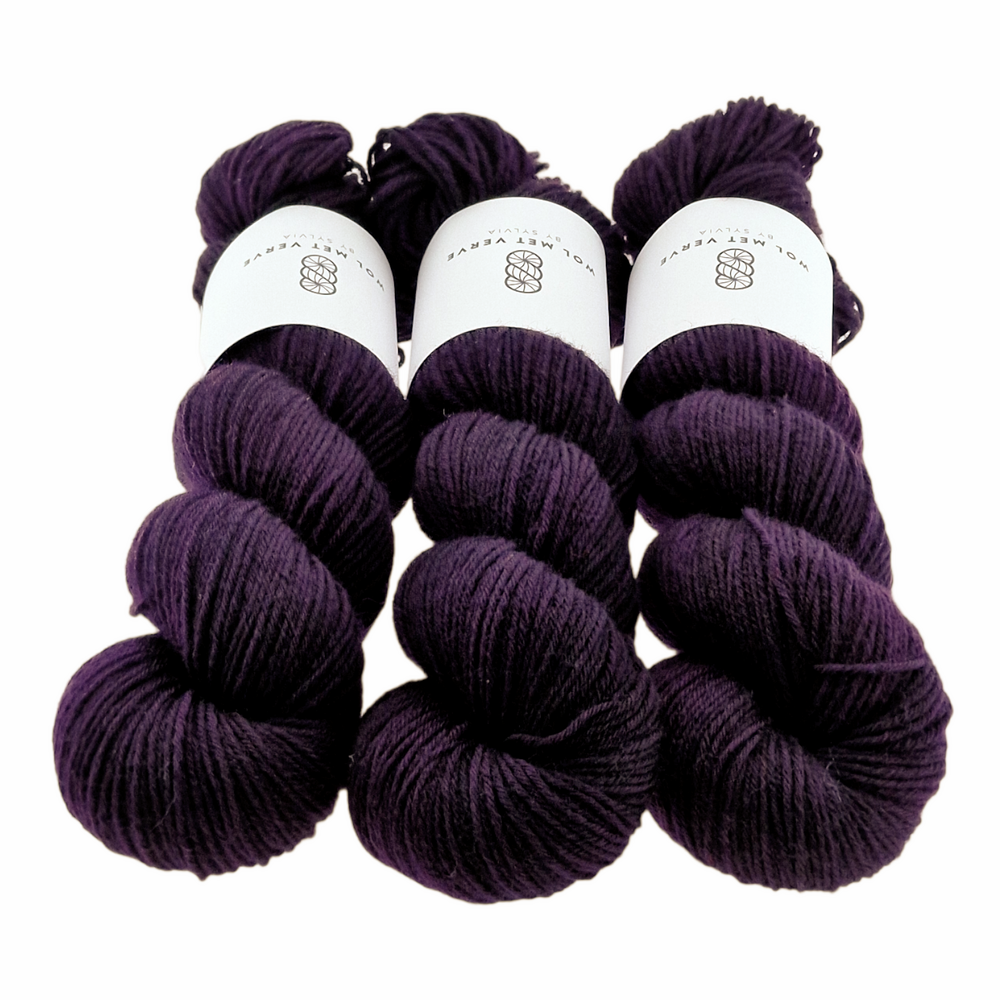 Basic Sock 6-ply - Yan's Purple 