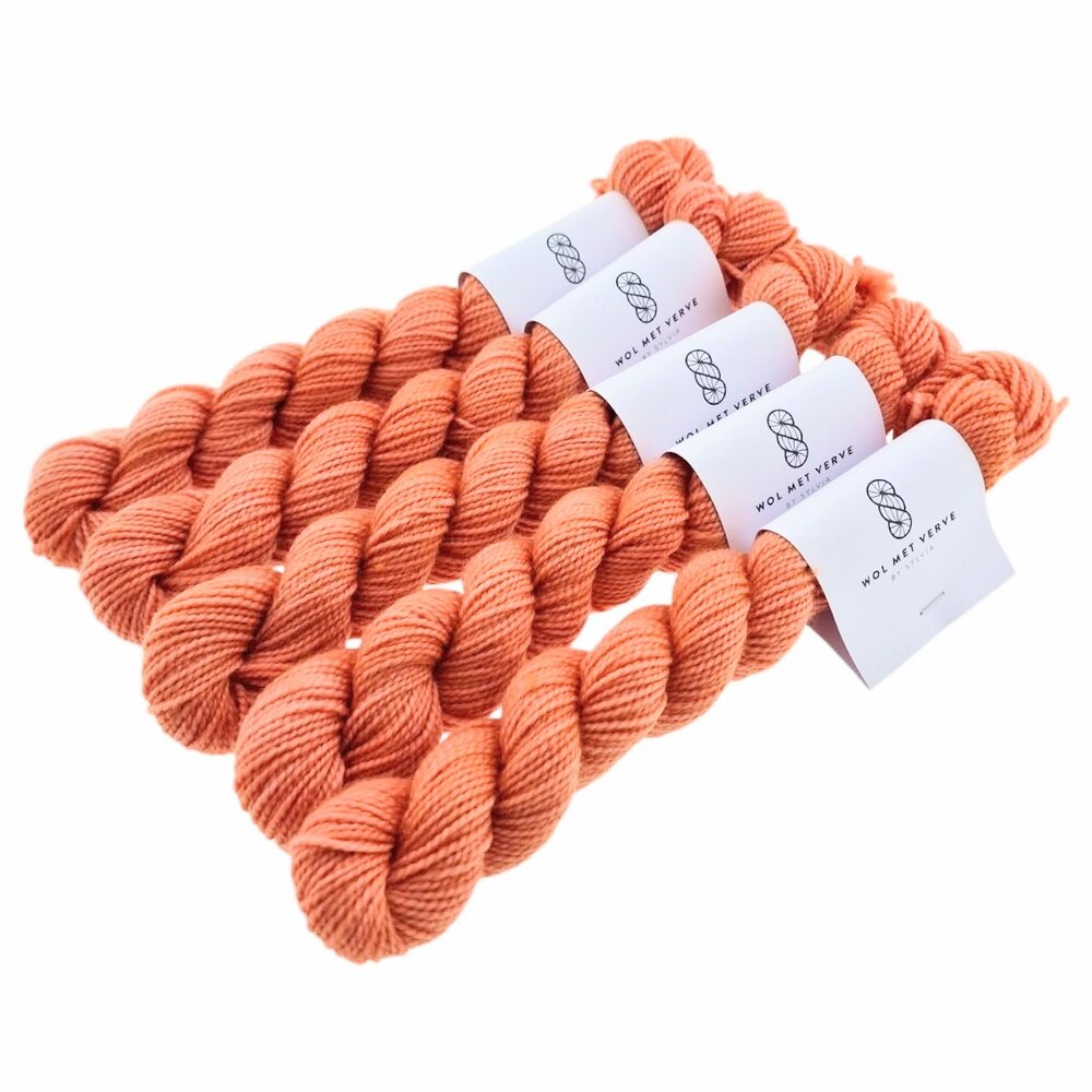 Merino Twist Sock Mini - Salmon 0124