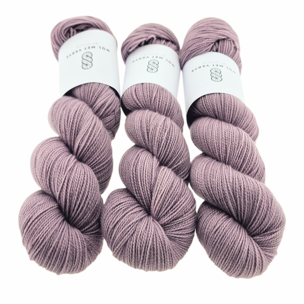 Merino Twist Sock - Smoky Grape 0225
