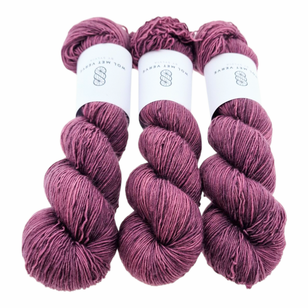 Merino Singles - Plum Light 0125