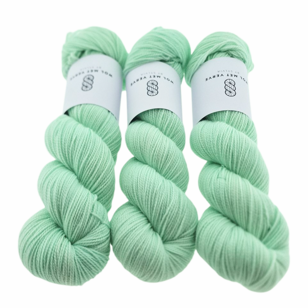 Merino Twist Sock - Cool Mint 0125