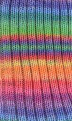 Simple Sock - Self striping 25-016