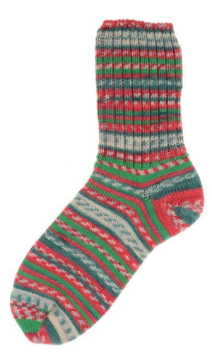 Simple Sock - Self striping 25-028