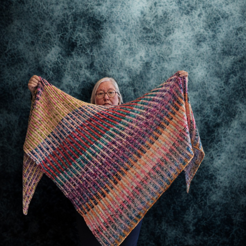 Dual Drift Advent Shawl 2