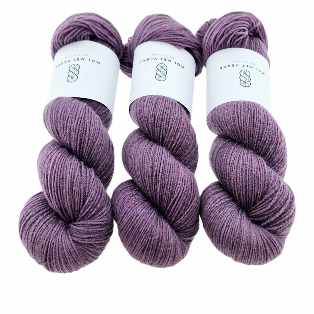 Basic Sock 4-ply - Muted Aubergine 0126