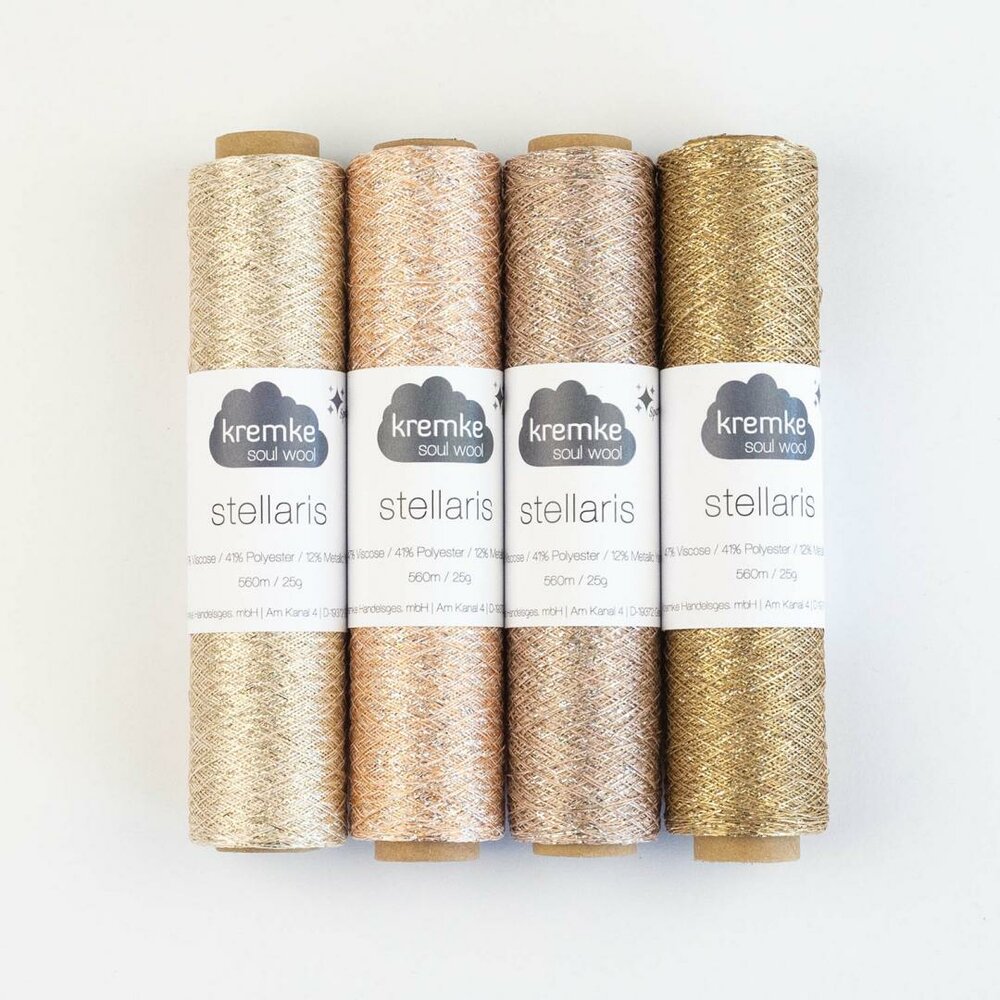 Kremke Soul Wool Stellaris &ndash; glittergaren / meeloopdraad