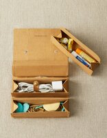 Cocoknits Accessory Roll , Grey &amp; Kraft