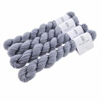 Merino Twist Sock Mini - Tornado Grey Light