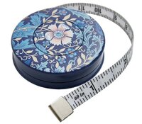 Hobby Gift Create Rollma&szlig;band Floral Woodblock Design 150 cm