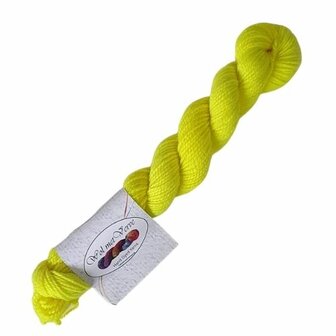 Merino Twist Sock Mini - Fluorescent Lemon 0123