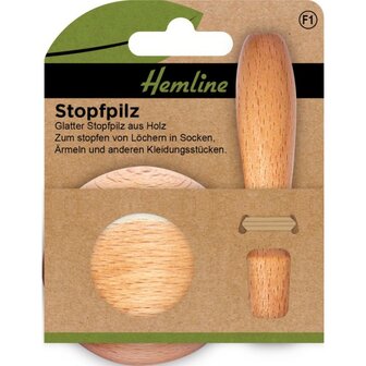 Hemline darning mushroom