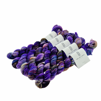 Merino Twist Sock Mini - Purple rain