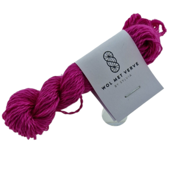 Pure Silk Borduurzijde - Deep Magenta