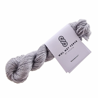 Pure Silk Borduurzijde - Silver Grey