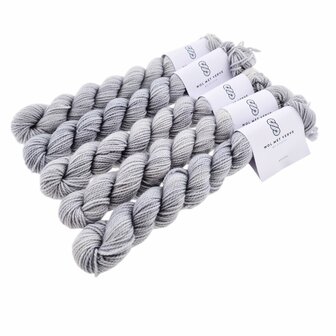Merino Twist Sock Mini - Silver 0124