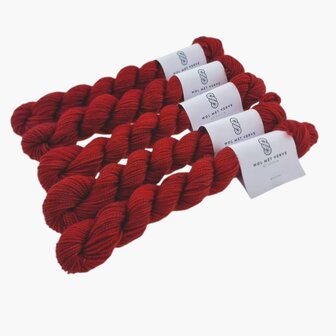 Merino Twist Sock Mini - Turkey Red