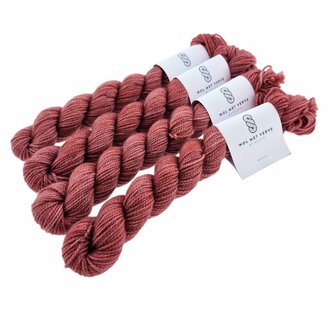 Merino Twist Sock Mini - Wine Rose 0223