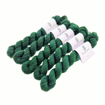Merino Twist Sock Mini - Dark Moss 0125