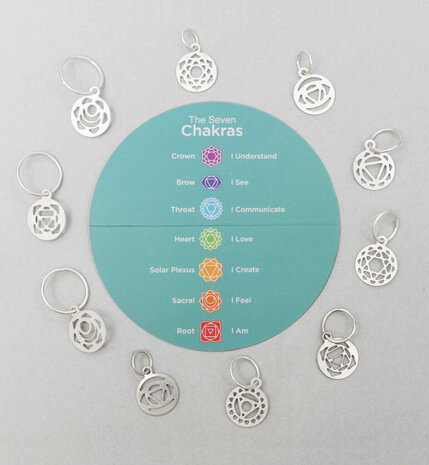 KnitPro Mindful Chakra Stitch Markers 