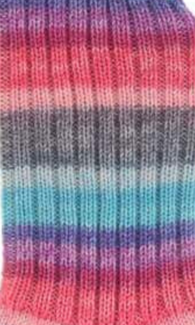 Simple Sock - Self striping 25-018