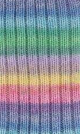 Simple Sock - Self striping 25-021