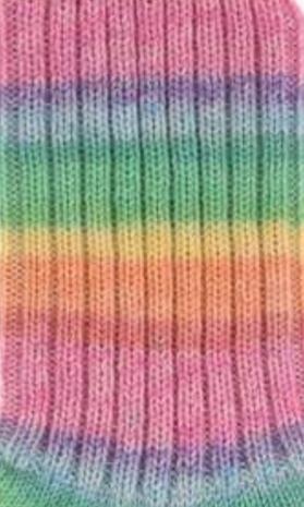 Simple Sock - Self striping 25-017