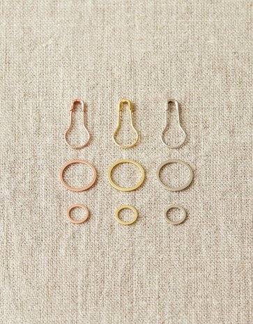 Precious Metal Stitch Markers 