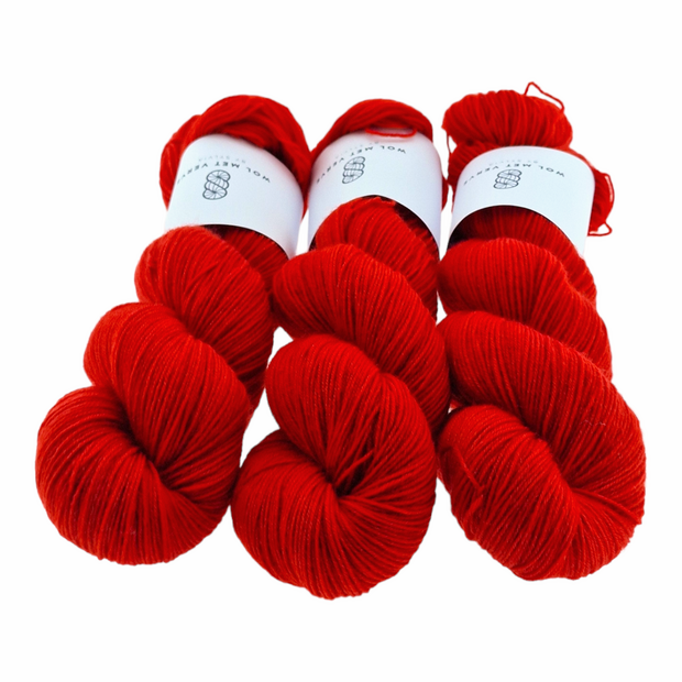 Basic Sock 4-ply - Cayenne Red 0126