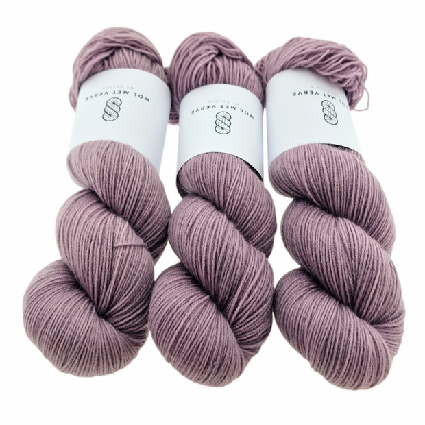 Basic Sock 4-ply - Smoky Grape 0126