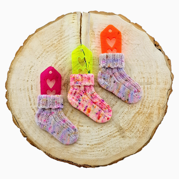 Mini Sock Blockers maat 0 - glitter