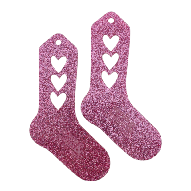 Mini Sock Blockers maat 0 - glitter