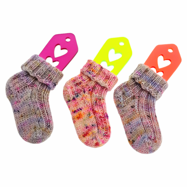 Mini Sock Blockers maat 1 - glitter