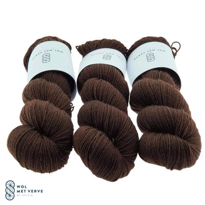 Basic Sock 4-ply - Chocolate Brown 0121