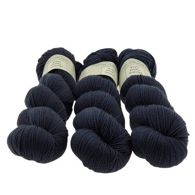 Merino Twist Sock - Blue Steel 0122