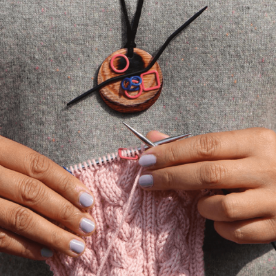 KnitPro Magnetic  Necklace kit, natural Hues