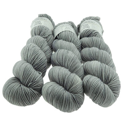 Merino Twist Sock  -  Silver 0122