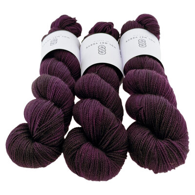 Merino Twist Sock  - Yan's Purple 0222