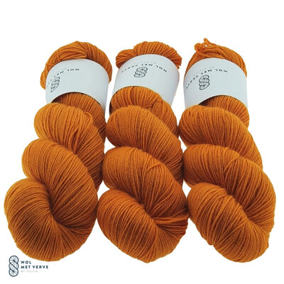 Basic Sock 4-ply - Monarch Orange 0123