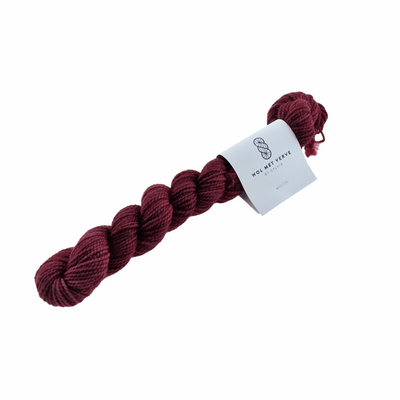Merino Twist Sock Mini - Cranberry