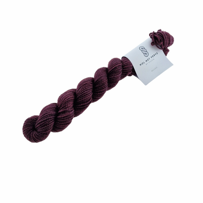 Merino Twist Sock Mini - Plum 0124