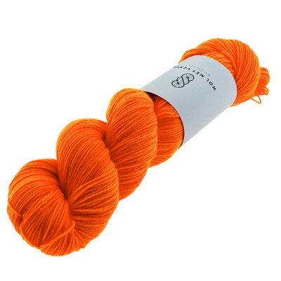 Basic Sock 4-ply - Fluorescent safety orange 0123