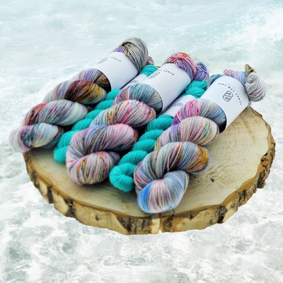 Merino Twist Sock Set 'Kleur van de week'