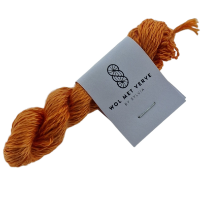 Pure Silk Borduurzijde - Blazing Orange