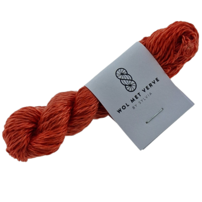 Pure Silk Borduurzijde - Cayenne Red