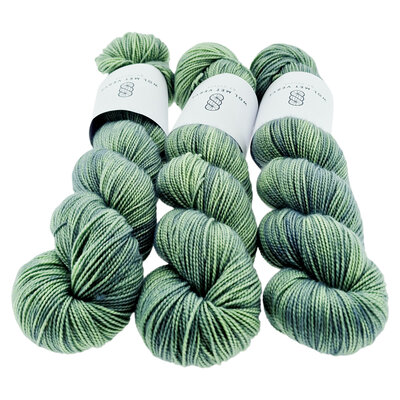 Merino Twist Sock - Herb Green 0323