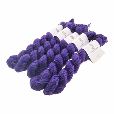 Merino Twist Sock Mini - Deep Purple  0125