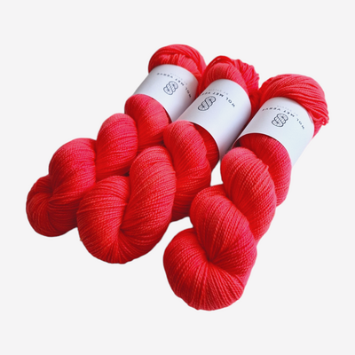 Merino Twist Sock - Neon Coral  0225