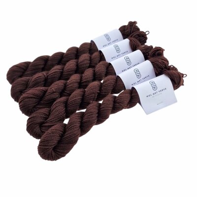 Merino Twist Sock Mini - Chocolate