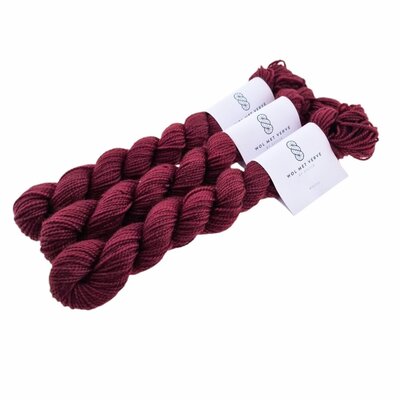Merino Twist Sock Mini - Cranberry 0124